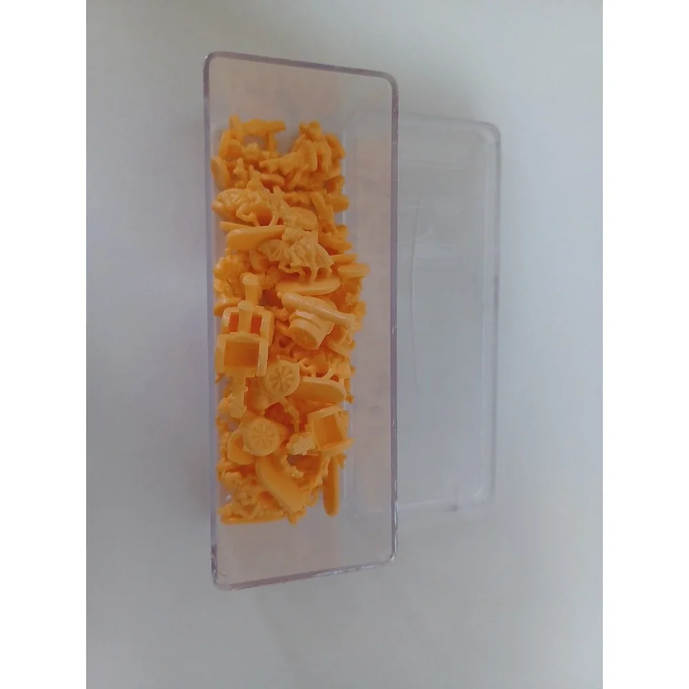 1998 Risk Game Replacement Pieces Parts Military Units Yellow‎ Lot of 56